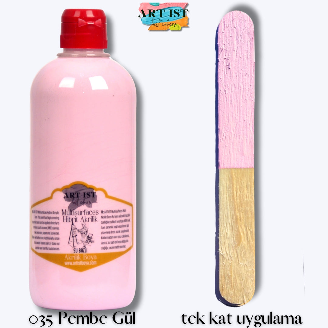 Multisurfaces Hibrit Akrilik Boyalar 500ml