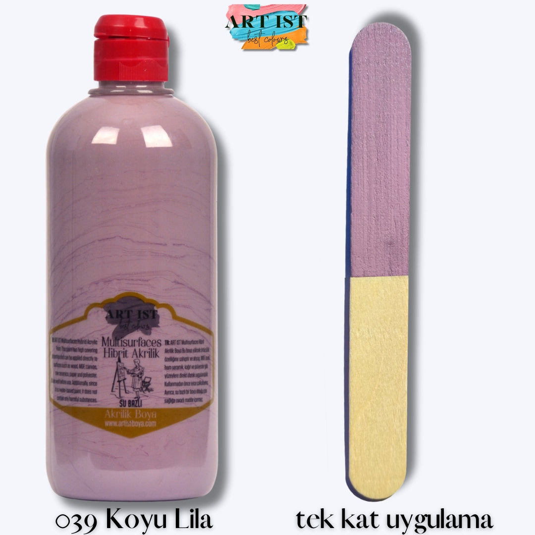 Multisurfaces Hibrit Akrilik Boyalar 500ml