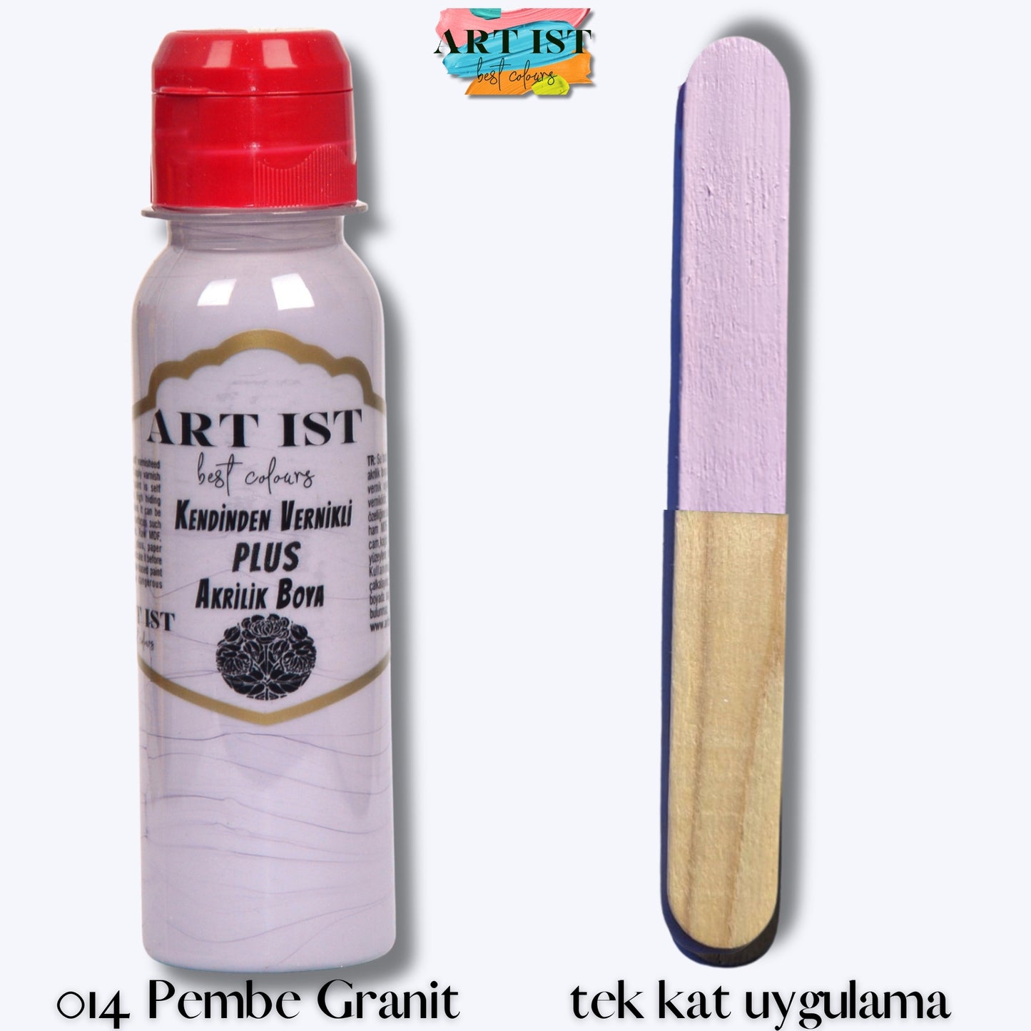 Kendinden Vernikli PLUS Vernikli Akrilik Boyalar 100ml