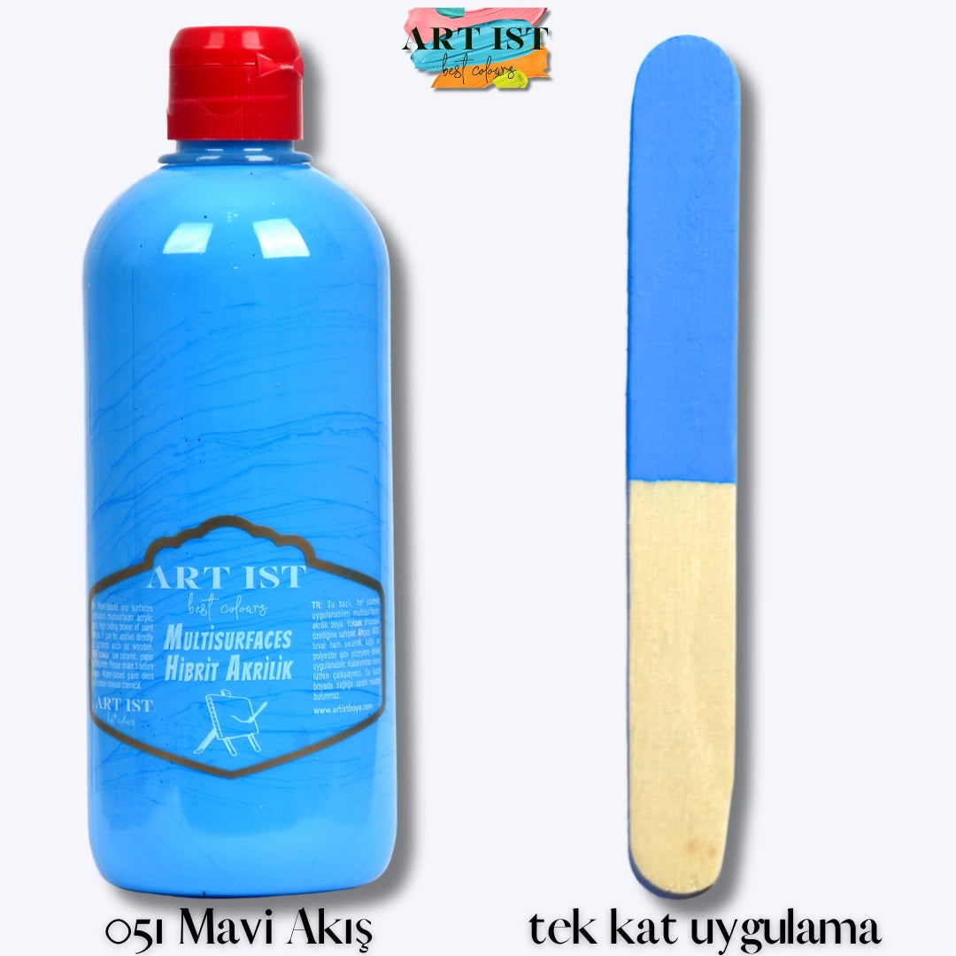 Multisurfaces Hibrit Akrilik Boyalar 500ml
