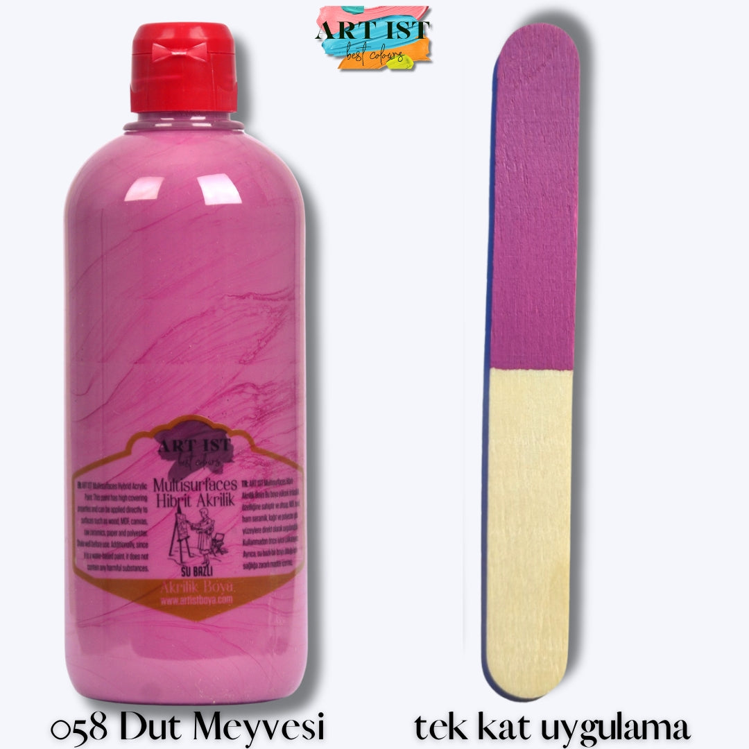 Multisurfaces Hibrit Akrilik Boyalar 500ml