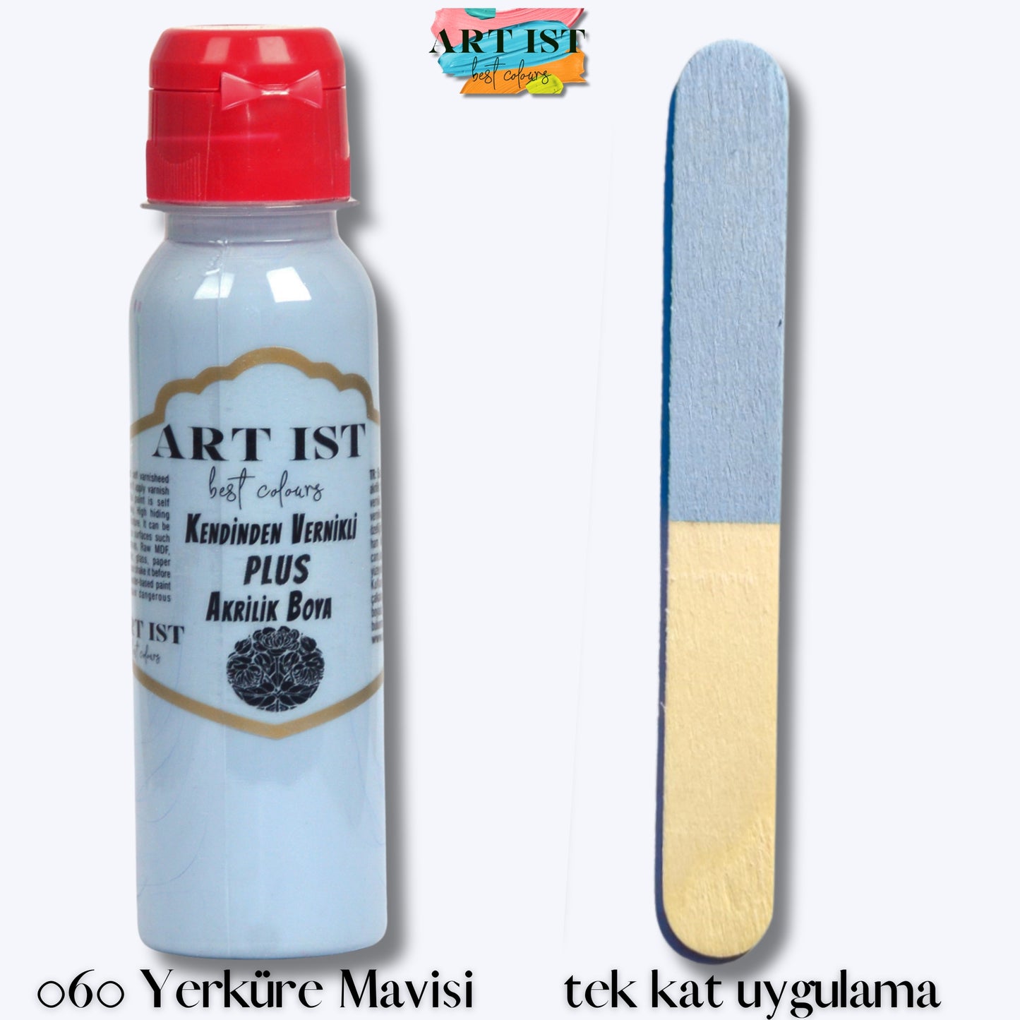 Kendinden Vernikli PLUS Vernikli Akrilik Boyalar 100ml