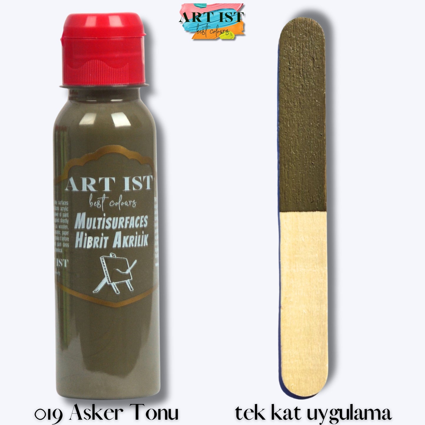Multisurfaces Hibrit Akrilik Boyalar 100ml
