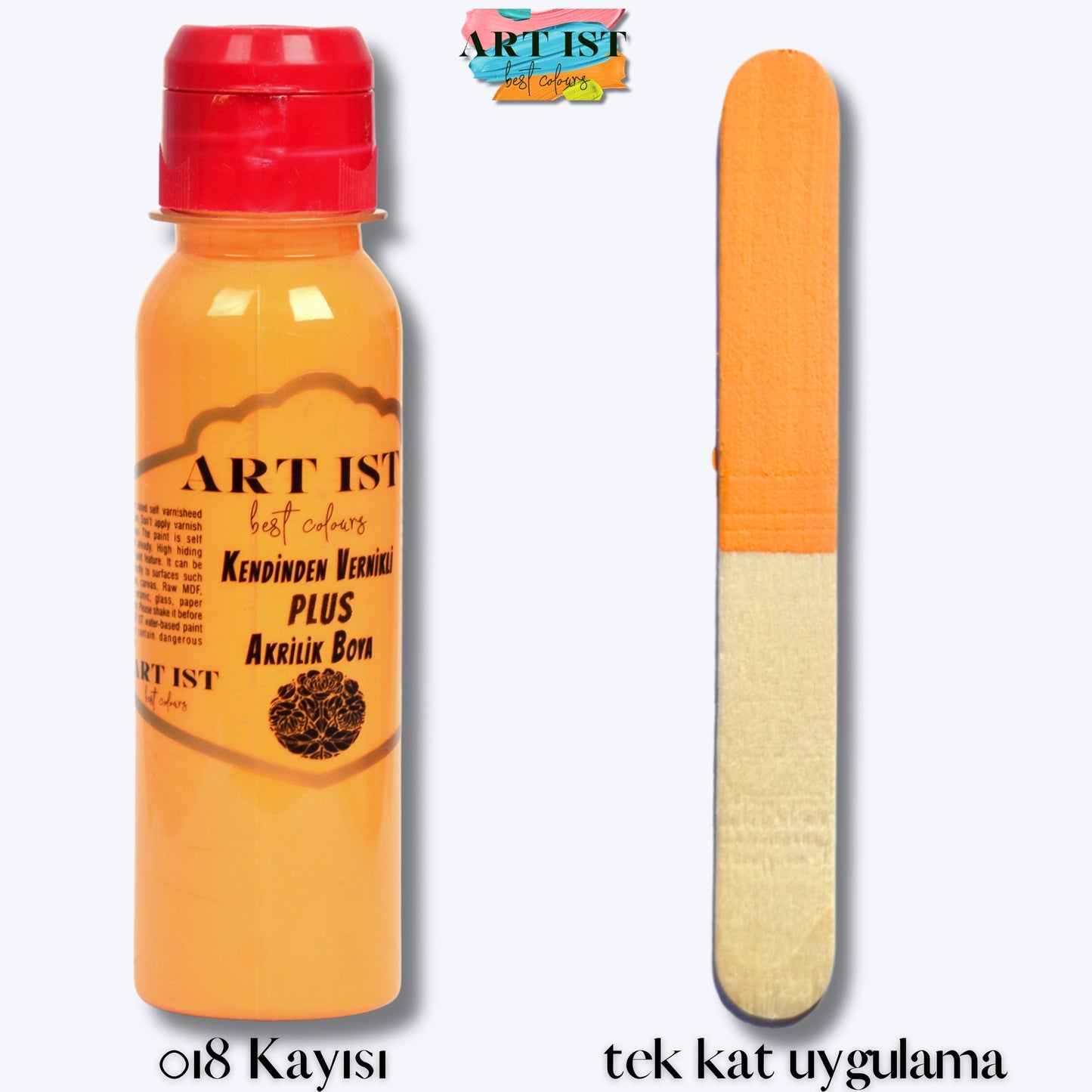 Kendinden Vernikli PLUS Vernikli Akrilik Boyalar 100ml