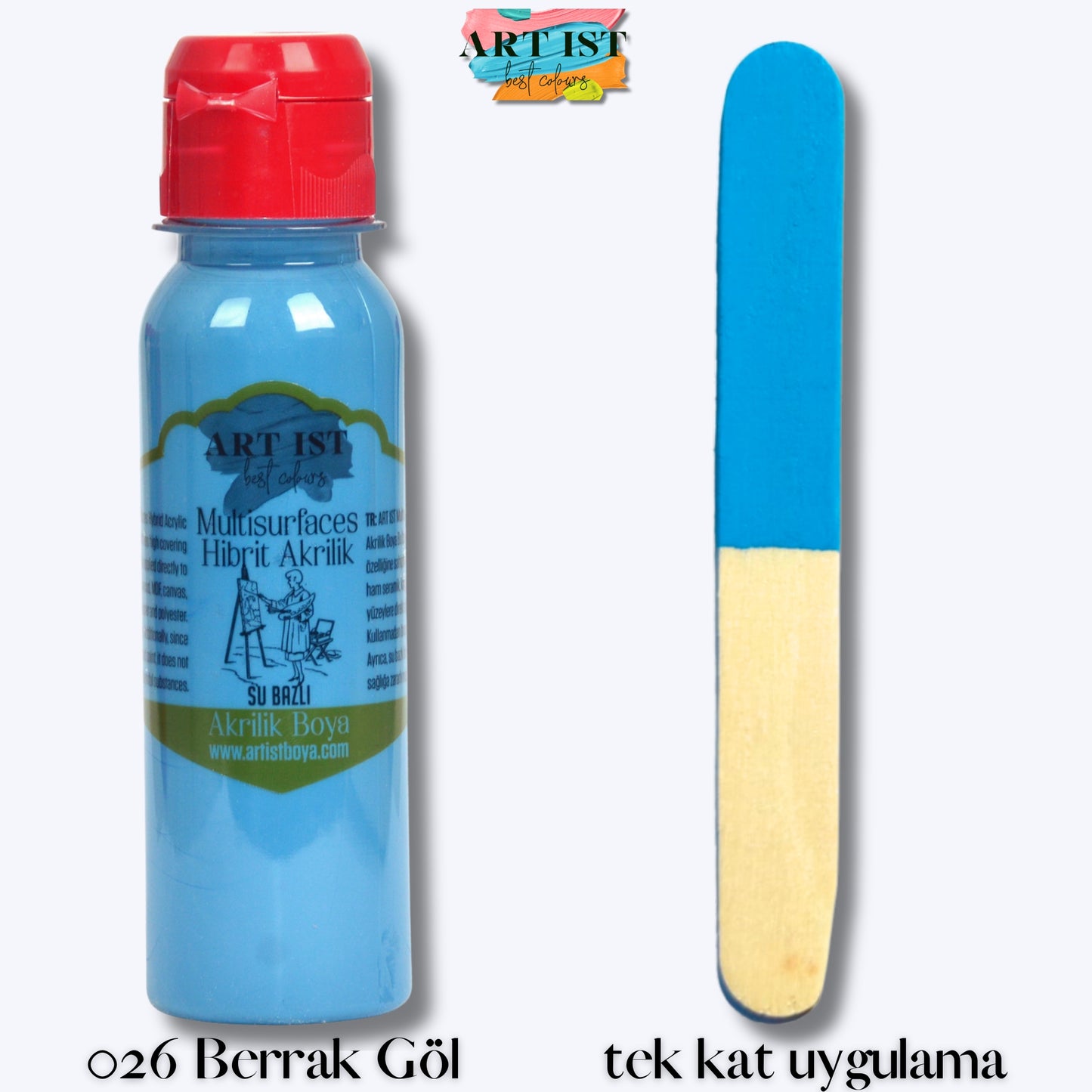 Multisurfaces Hibrit Akrilik Boyalar 100ml