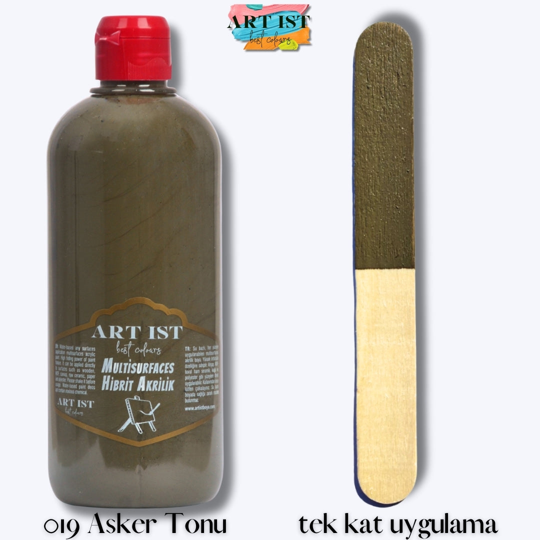Multisurfaces Hibrit Akrilik Boyalar 500ml