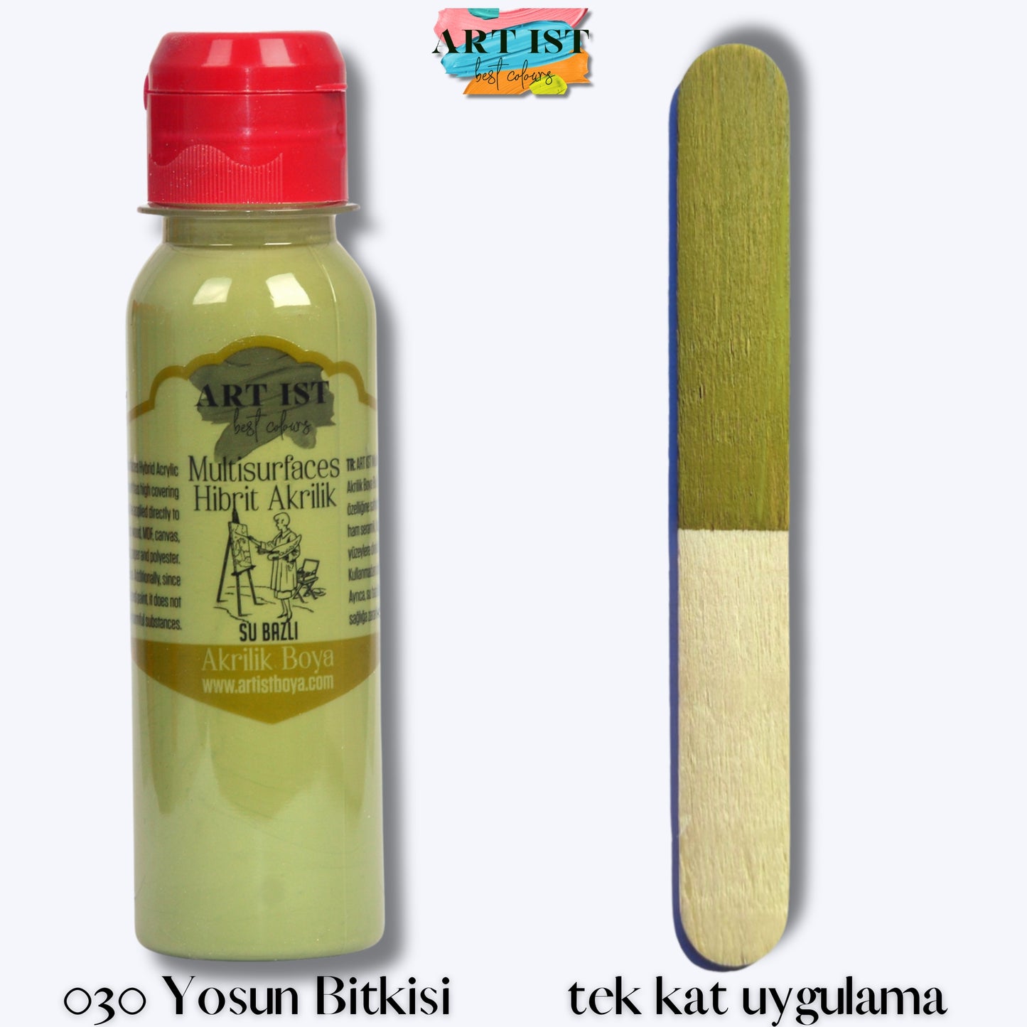 Multisurfaces Hibrit Akrilik Boyalar 100ml