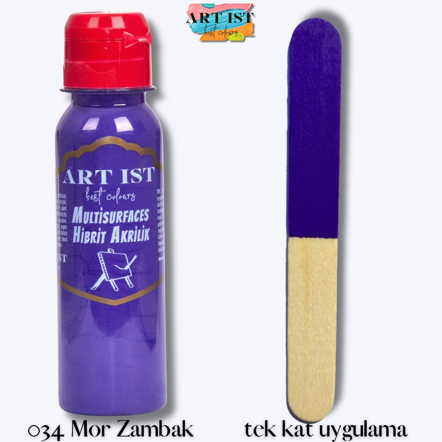 Multisurfaces Hibrit Akrilik Boyalar 100ml