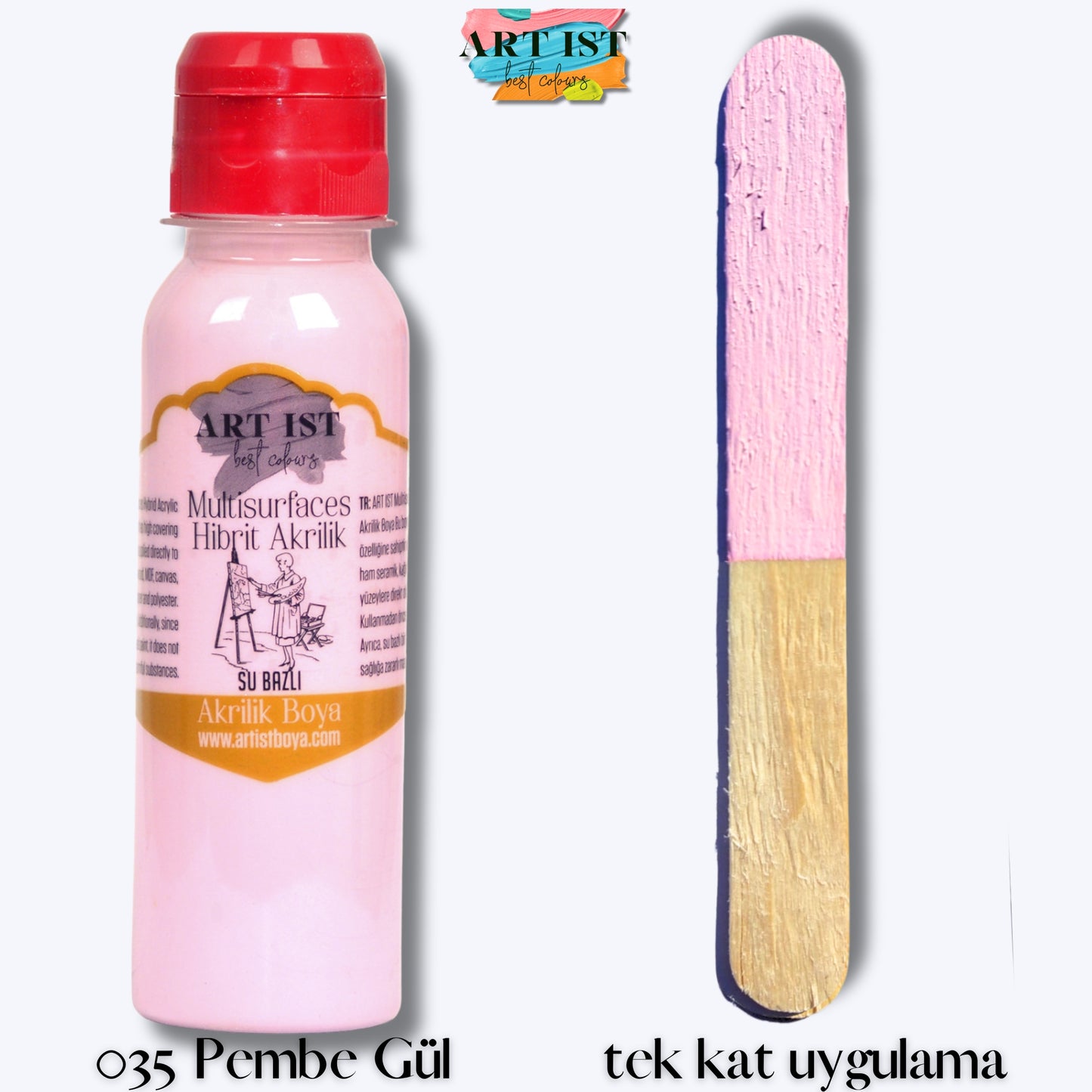 Multisurfaces Hibrit Akrilik Boyalar 100ml