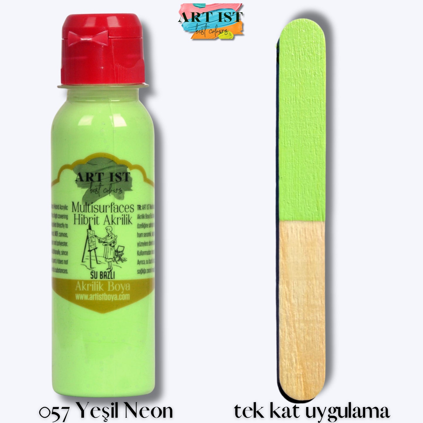 Multisurfaces Hibrit Akrilik Boyalar 100ml