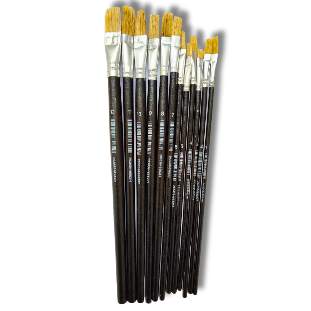 12-Piece Brush Set (No. 1–12)