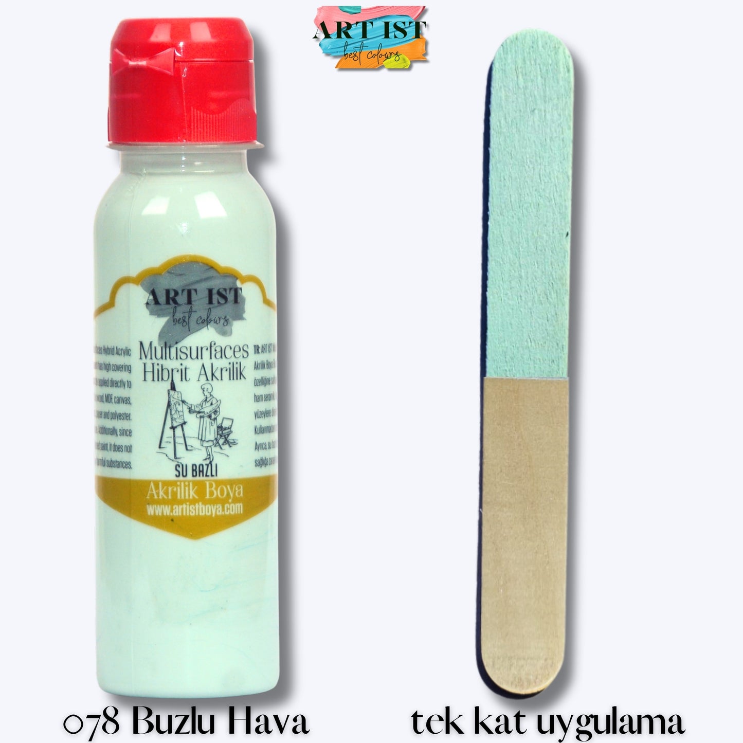 Multisurfaces Hibrit Akrilik Boyalar 100ml