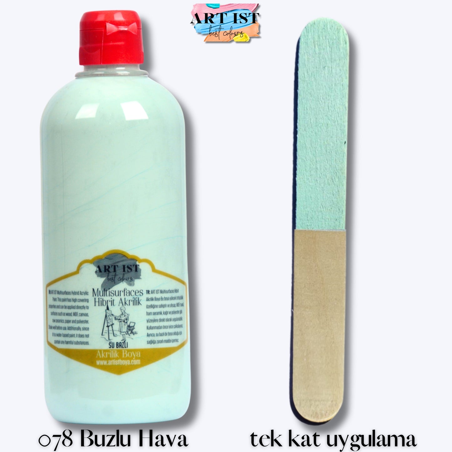 Multisurfaces Hibrit Akrilik Boyalar 500ml