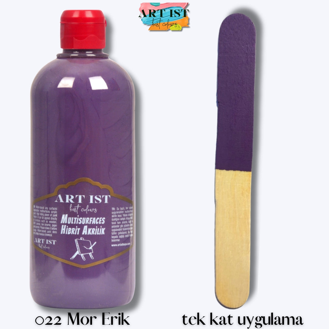 Multisurfaces Hibrit Akrilik Boyalar 500ml
