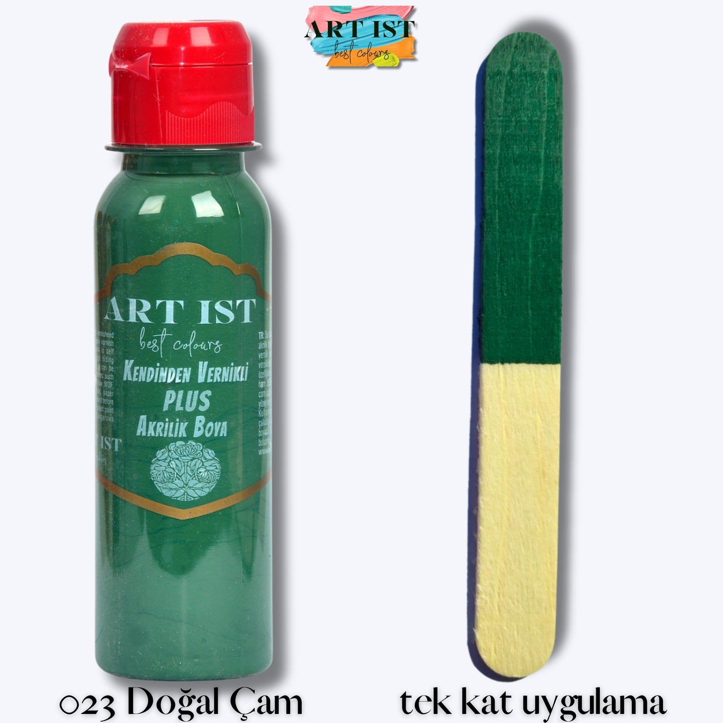 Kendinden Vernikli PLUS Vernikli Akrilik Boyalar 100ml