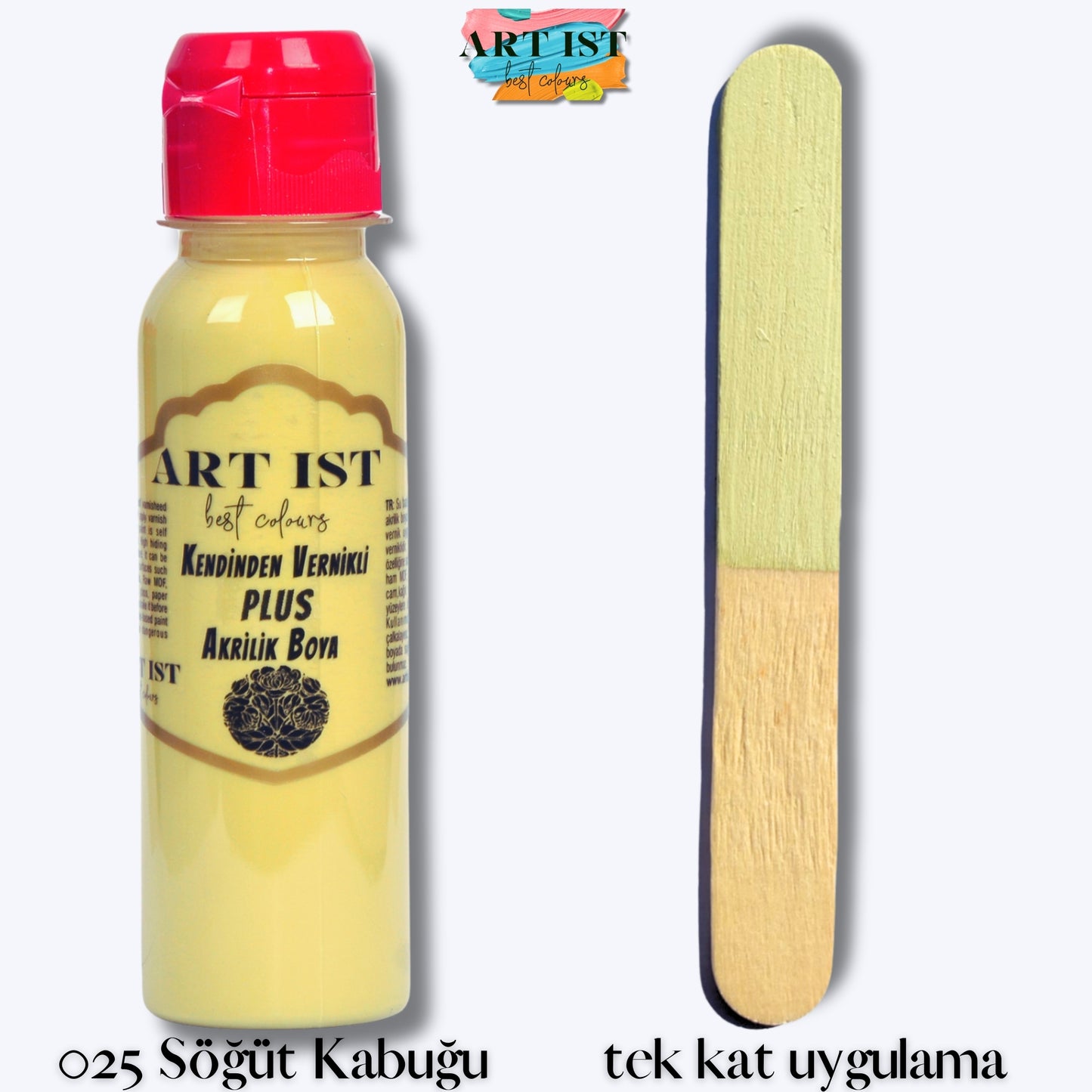 Kendinden Vernikli PLUS Vernikli Akrilik Boyalar 100ml