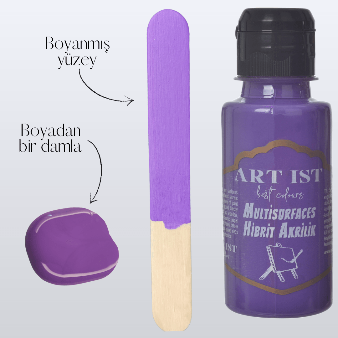 Multisurfaces Hibrit Akrilik Boyalar - ART IST Boya
