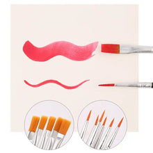 2’li Set – Flat & Yuvarlak Nylon Kıllı Fırça