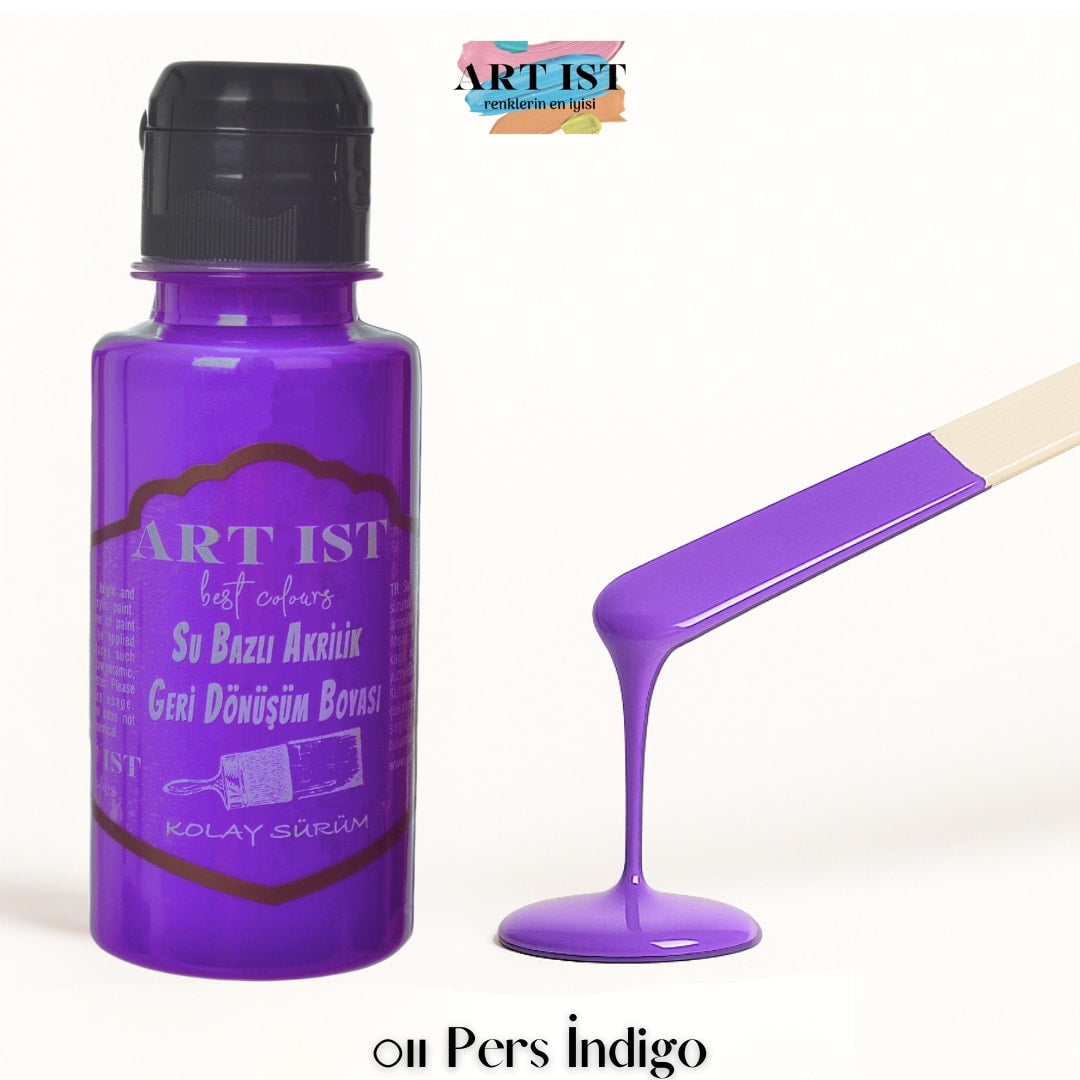 ART IST Geri Donusum Akrilik Boya – 011 Pers Indigo