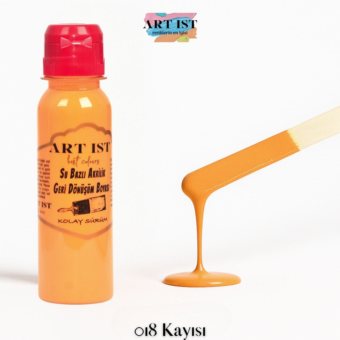 ART IST Geri Donusum Akrilik Boya – 018 Kayisi