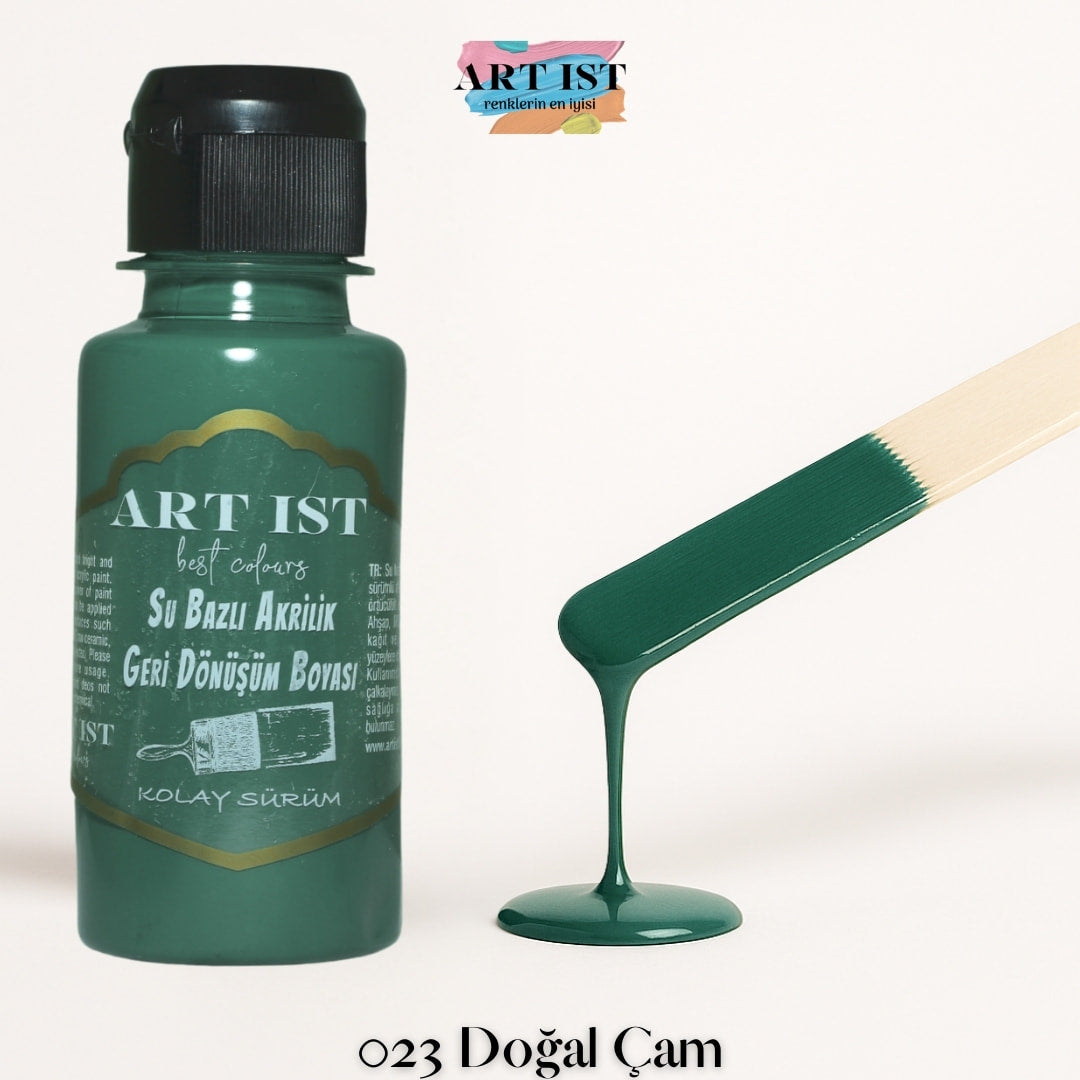 ART IST Geri Donusum Akrilik Boya – 023 Dogal Cam