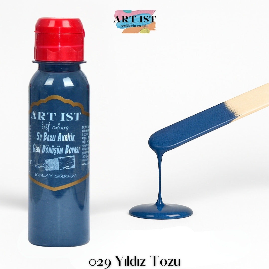 ART IST Geri Donusum Akrilik Boya 100ml – 029 Yildiz Tozu