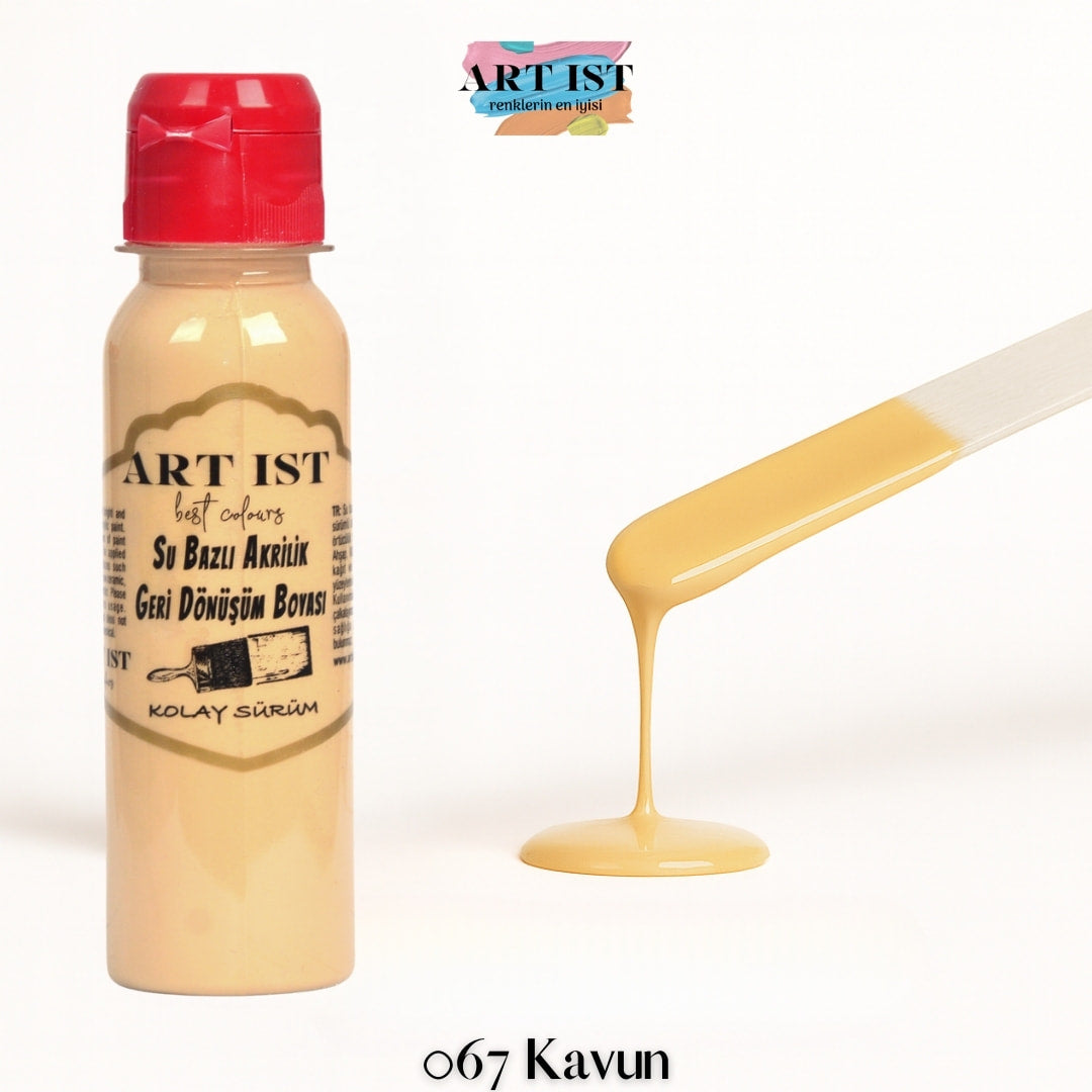 ART IST Geri Donusum Akrilik Boya 100ml – 067 Kavun