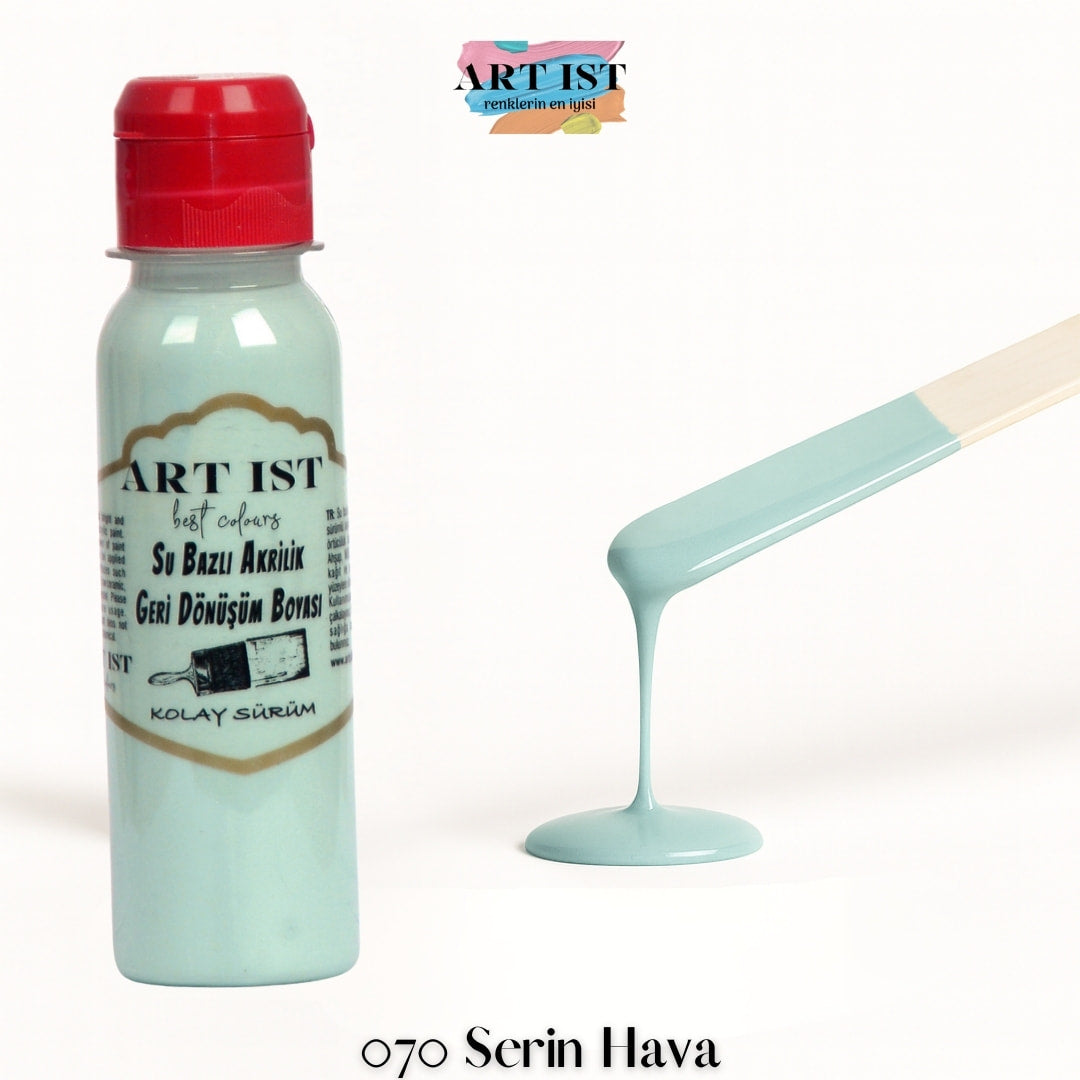 ART IST Geri Donusum Akrilik Boya 100ml – 070 Serin Hava