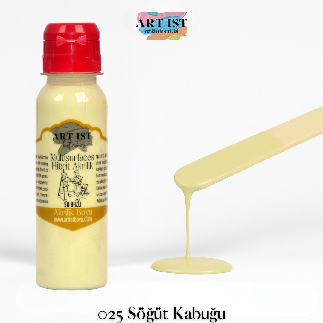 ART IST Multisurfaces Hibrit Akrilik Boya 100ml – 025 Sogut Kabugu