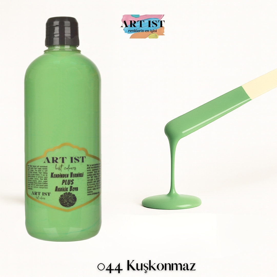 Kendinden Vernikli PLUS Vernikli Akrilik Boya 500ml – 044 Kuskonmaz