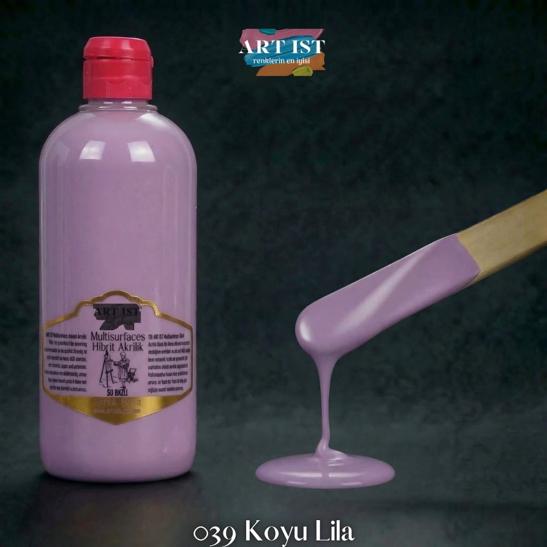 Multisurfaces Hibrit Akrilik Boyalar 500ml