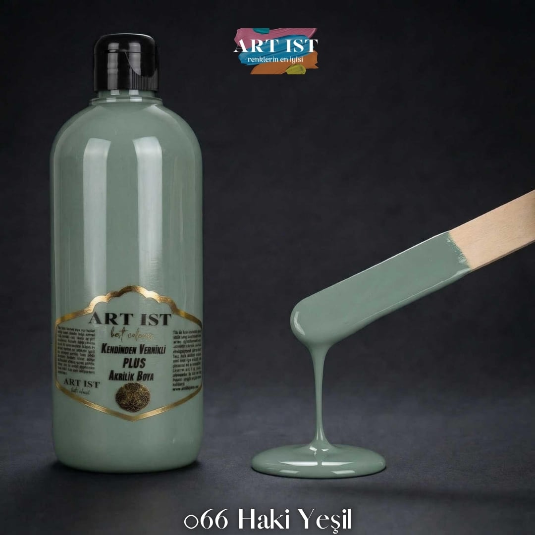 Kendinden Vernikli PLUS Vernikli Akrilik Boyalar 500ml